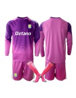 Otroške Nogometnih dresov Aston Villa Vratar Tretji 2025-26 Dolgi rokavi (+ hlače)